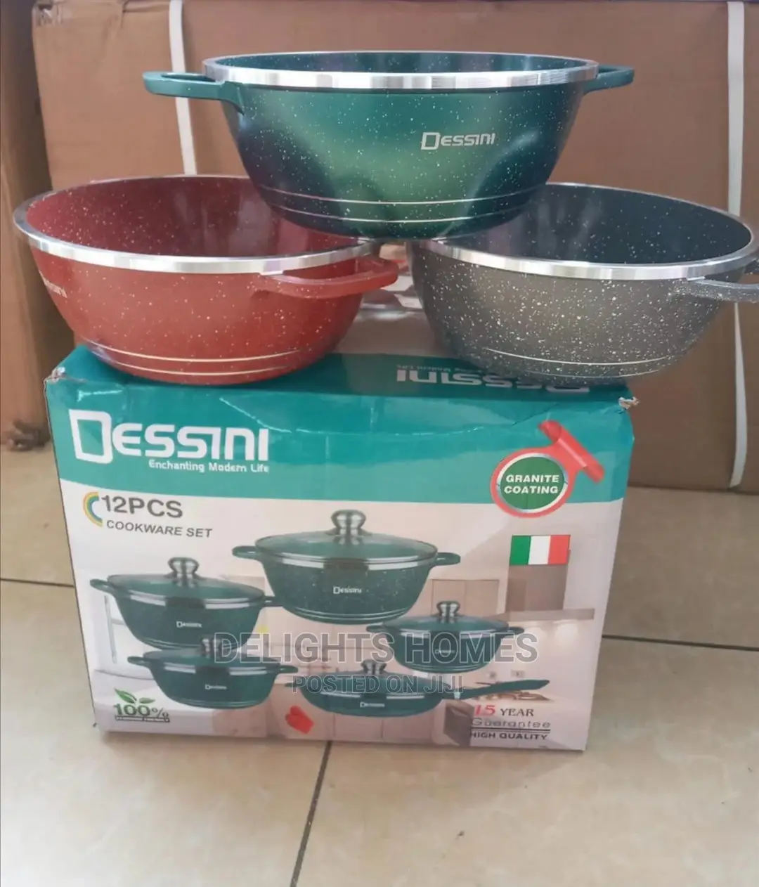 12pcs Desini Nonstick Cookware Set