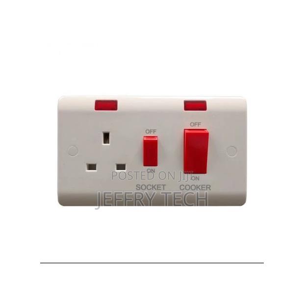 Generic 45A DP Cooker Control Switch Socket - main view