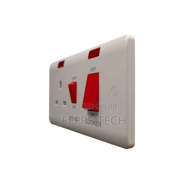 Generic 45A DP Cooker Control Switch Socket - thumbnail 2