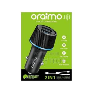 Oraimo Original Oraimo Car Charger With Dual USB Inputs - thumbnail 2