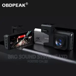 Dashboard Camera, Duel Lens, 4K Image, 24hrs Monitoring