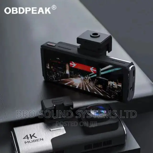 Dashboard Camera, Duel Lens, 4K Image, 24hrs Monitoring