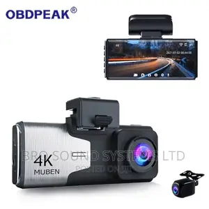 Dashboard Camera, Duel Lens, 4K Image, 24hrs Monitoring