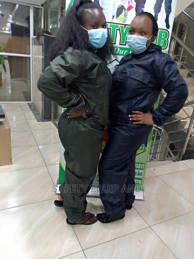 Green and Navyblue Spray Suits - main view