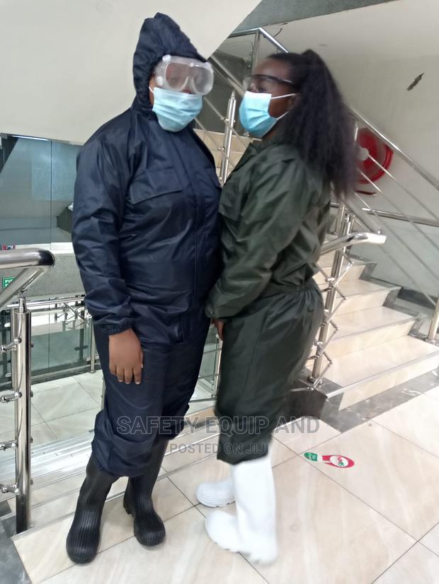 PVC Navy Blue Spray Suits
