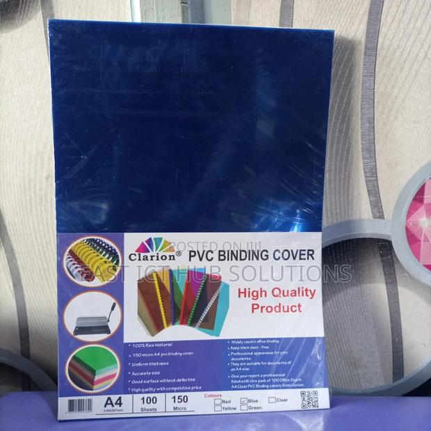 PVC Binding Covers A4 Clear Pack of 100 - thumbnail 3