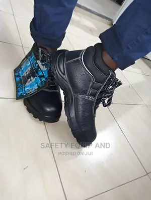 Safety Booys- Black-Leather