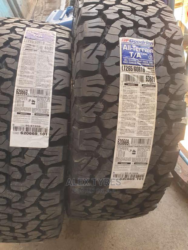 265/60r18 BF Goodrich Tyres Made in Thailand