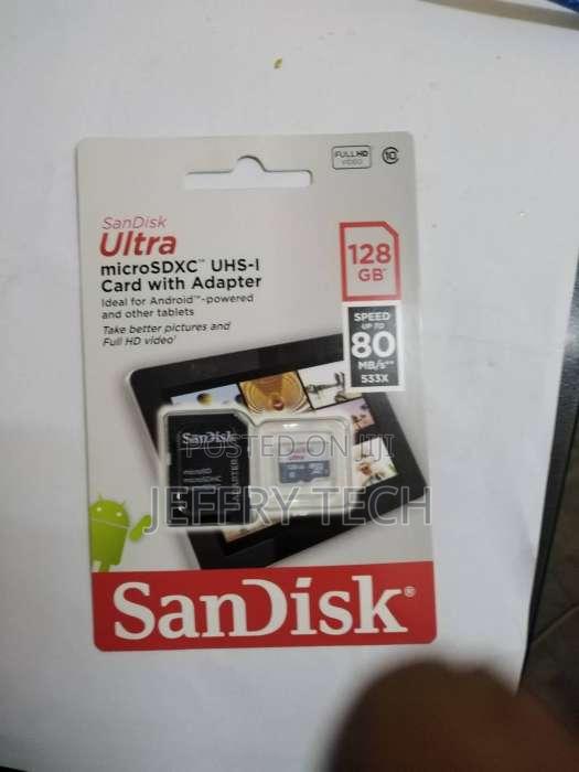 Sandisk 128 GB Memory Card For Multi - Micro SD High Capacity Cards - - main view