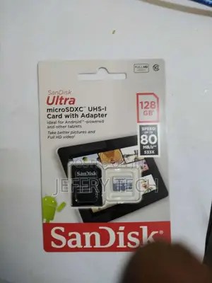 Sandisk 128 GB Memory Card For Multi - Micro SD High Capacity Cards -