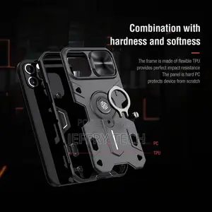 Nilkin iPhone 12 Pro Max Camshield Armor Protective Case Wit