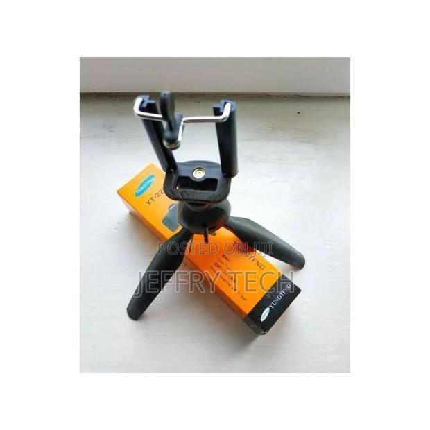 YT-228 Mini Tripod for Mobile Camera - Black - main view