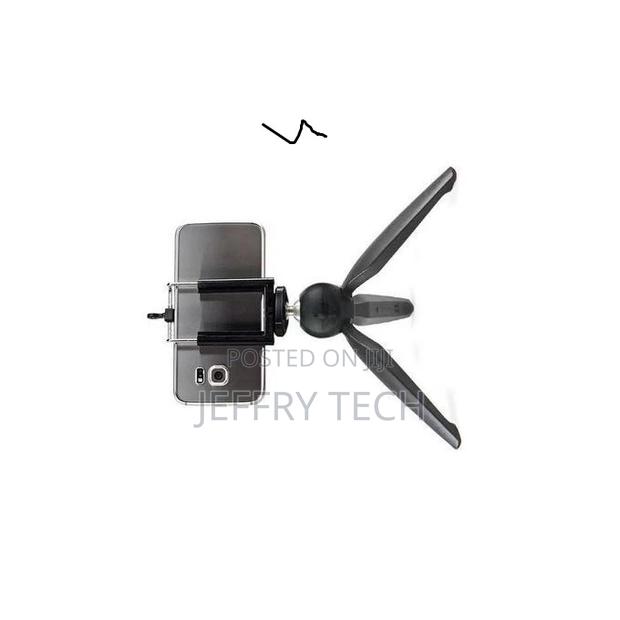 YT-228 Mini Tripod for Mobile Camera - Black - thumbnail 3