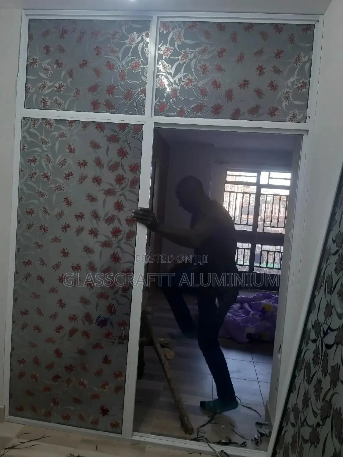 Red Lily Glass Completes an Aluminium Door