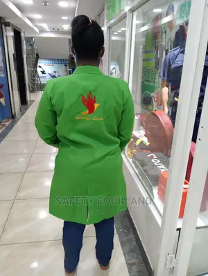 Green Dust Coats in Stock-We Do Branding Services