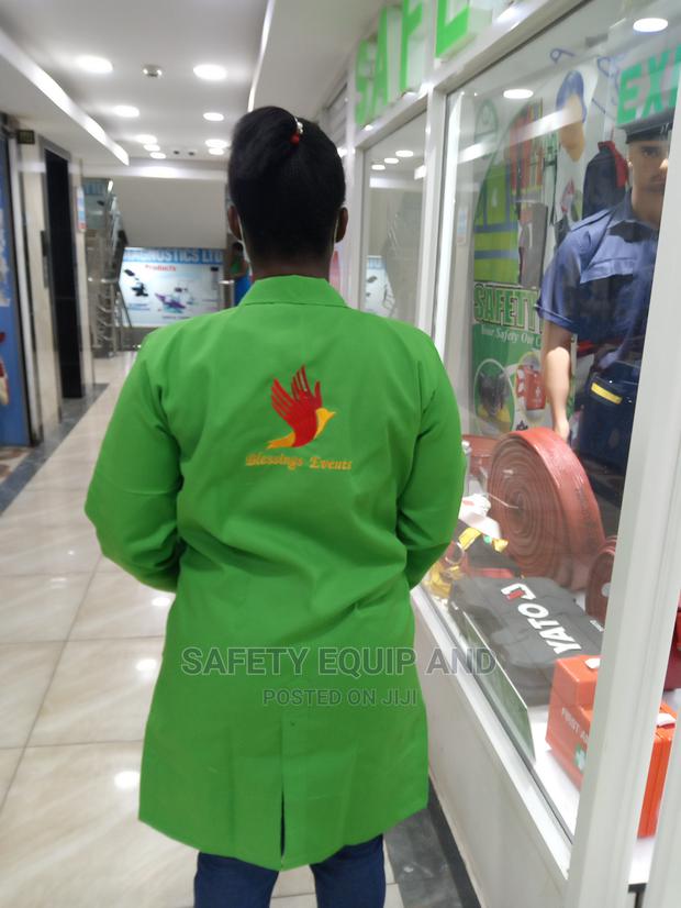 Safety Working Dust Coats-Branded-Long Sleeved - thumbnail 3