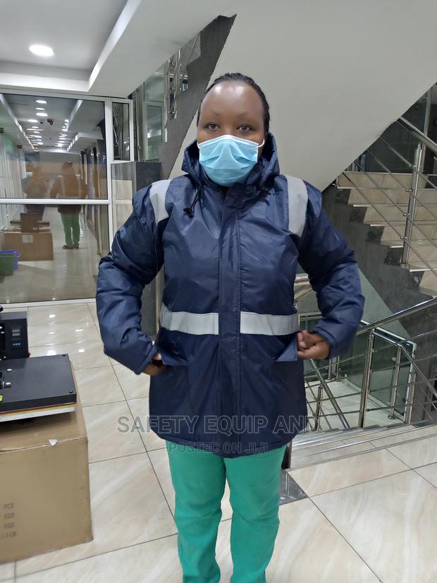 Heavy Comfy Jacket With Reflective Stripes - main view