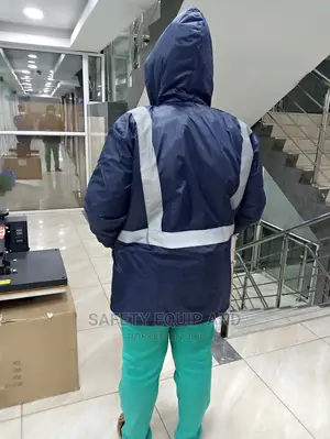 Heavy Comfy Jacket With Reflective Stripes