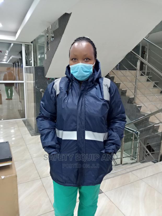 Safety Waterproof Reflective Jackets for Security Guards - main view