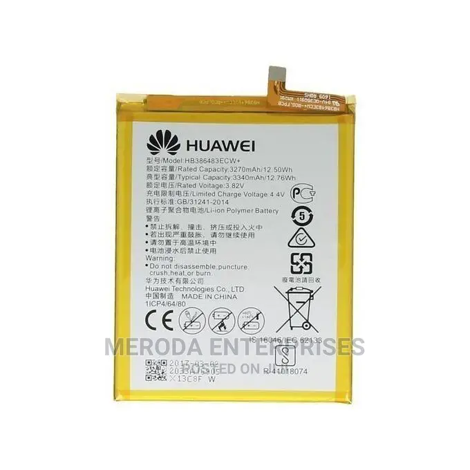 Huawei Honor 6X G9 Plus Battery HB386483ECW+ 3340mah