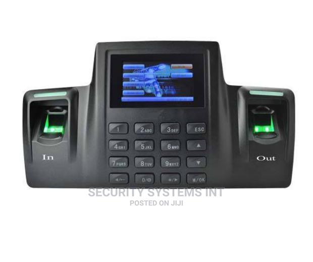 DS100 Dual Sensor Fingerprint Scanner Time Attendance Machin - main view