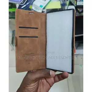 Samsung Note 10 Plus Leather Flip Case With Card Holder Slot