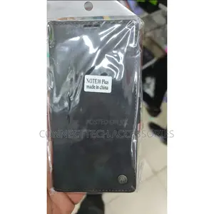Samsung Note 10 Plus Leather Flip Case With Card Holder Slot