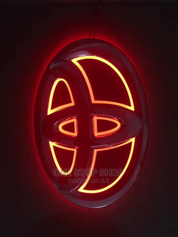 3D Toyota Led Logo - main view