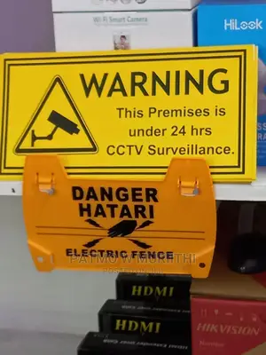 CCTV Warning Sign Board