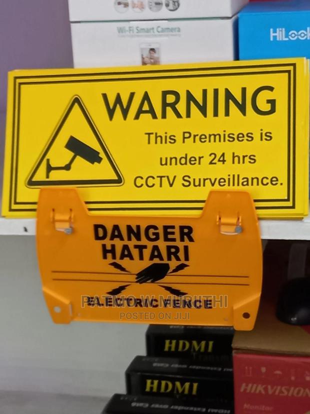 CCTV Warning Sign Board - thumbnail 2
