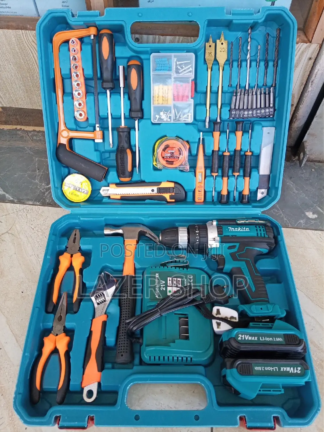 117pcs Electrical Cordless Drill,Makita