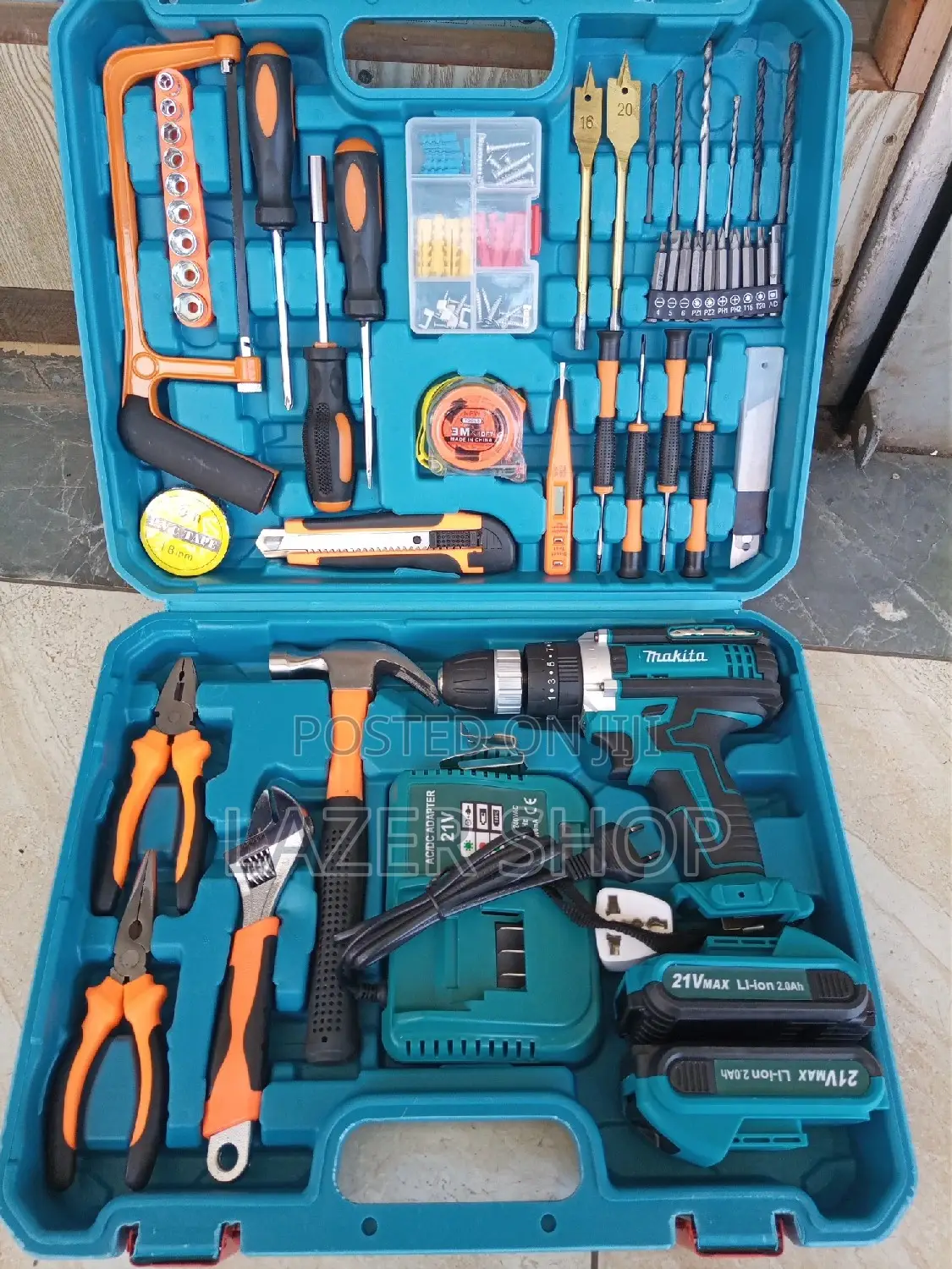 117pcs Electrical Cordless Drill,Makita