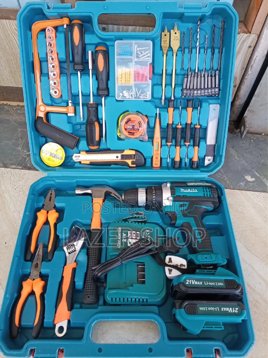 117pcs Electrical Cordless Drill,Makita