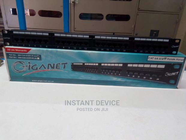 Giganet 24 Port Cat 6a Patch Panel