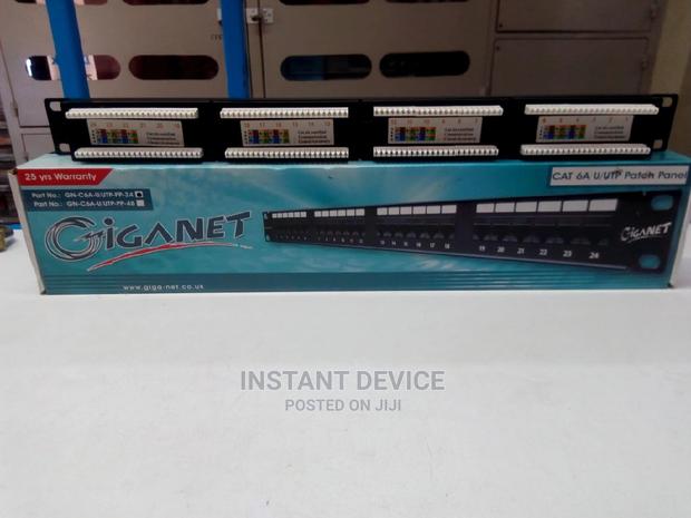Giganet 24 Port Cat 6a Patch Panel - thumbnail 2