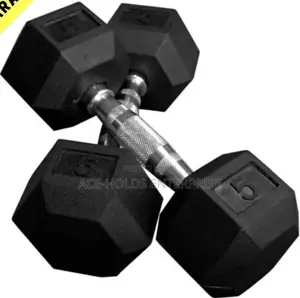 Iron 10kgs Hexagon Dumbbell.