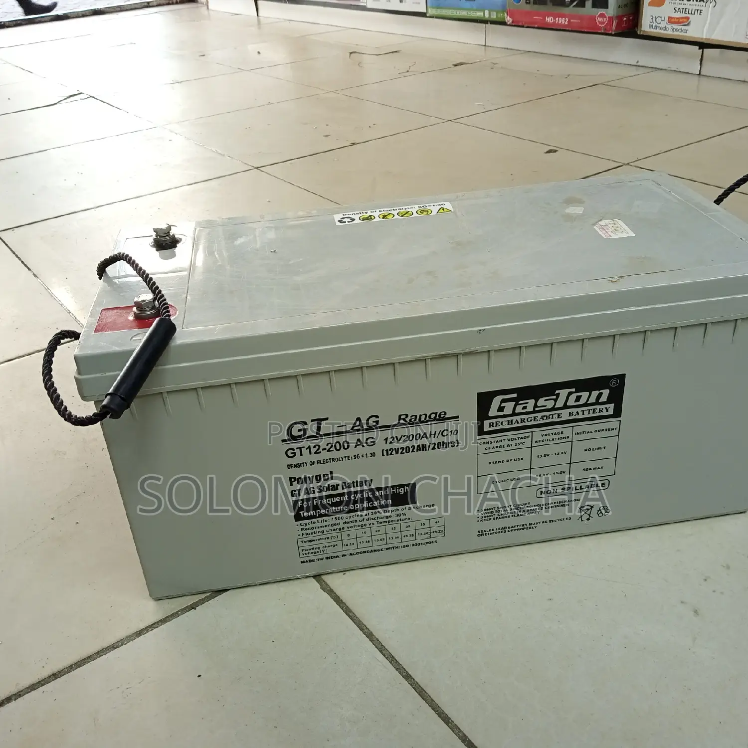 Gaston Usa 200ah Solar Battery