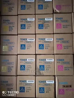 Cyan and Magenta Toner for Konica C 224/284/364