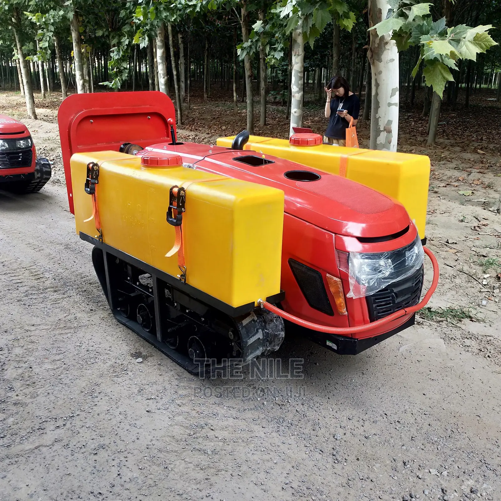 Machine With Remote Control 35hp Agricultural Crawler