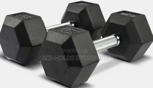 30kgs Hexagon Dumbbell Rubber Coated
