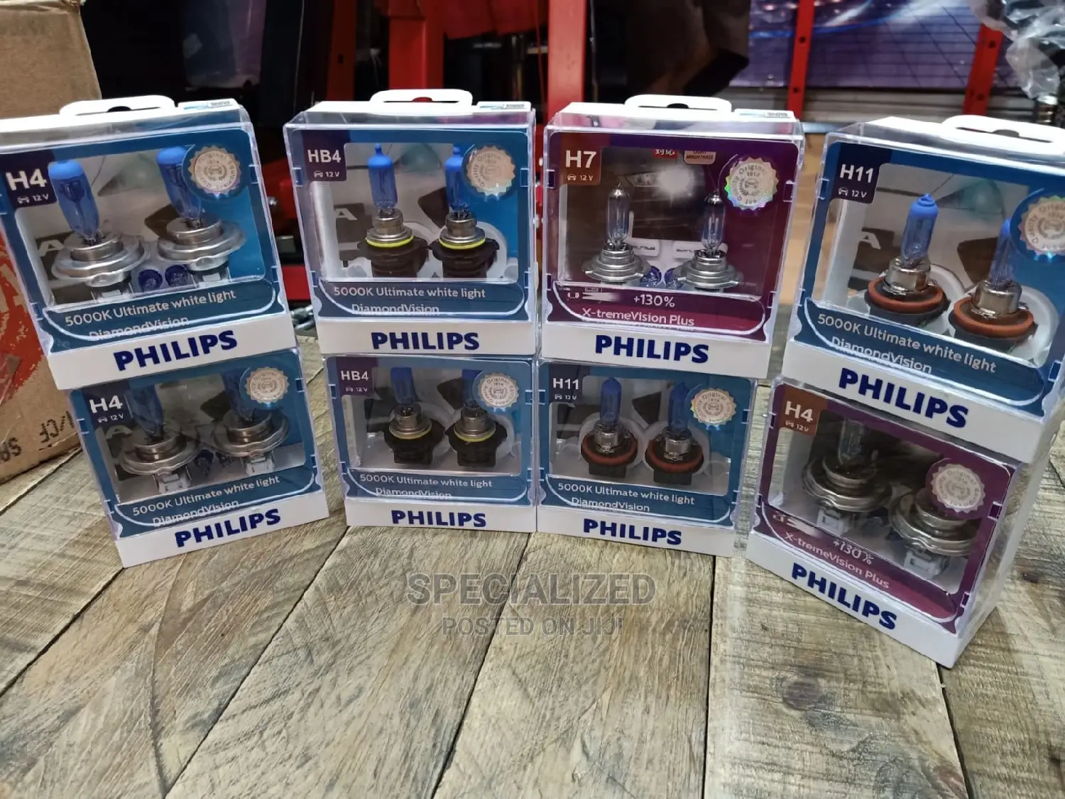 Philips Halogen Car Bulbs H4, H11, HB4, H7