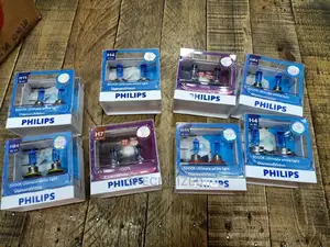 Philips Halogen Car Bulbs H4, H11, HB4, H7