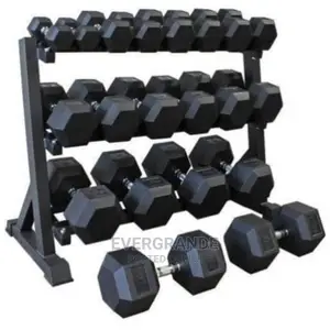 5kg Hexagon Dumbells