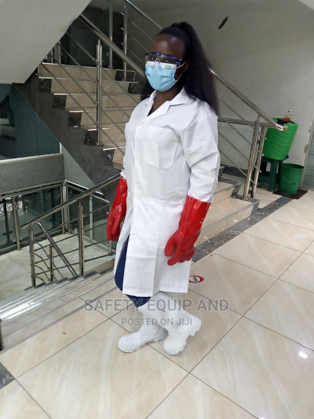 Safety White Coats Available - main view