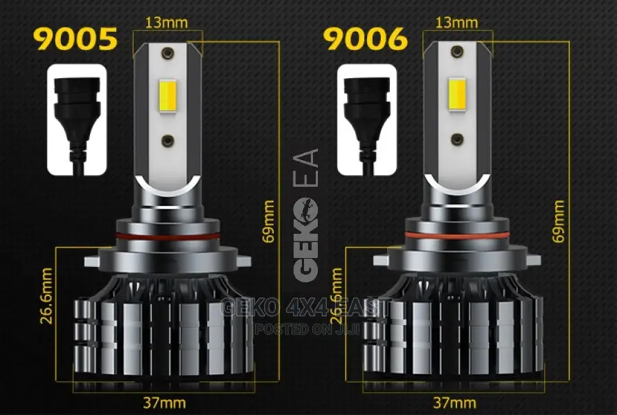 Geko Ea V20 Series Tri Color Fan Cooled Headlight Bulbs