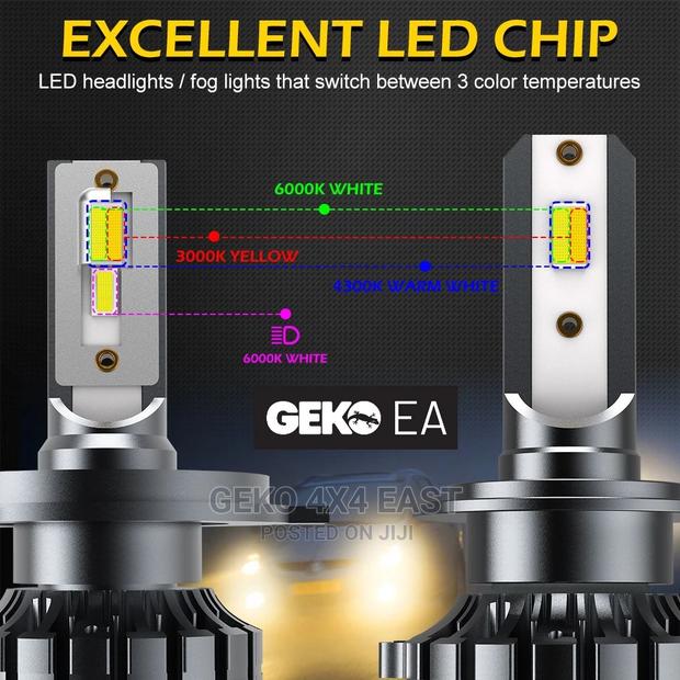 Geko Ea V20 Series Tri Color Fan Cooled Headlight Bulbs - thumbnail 4
