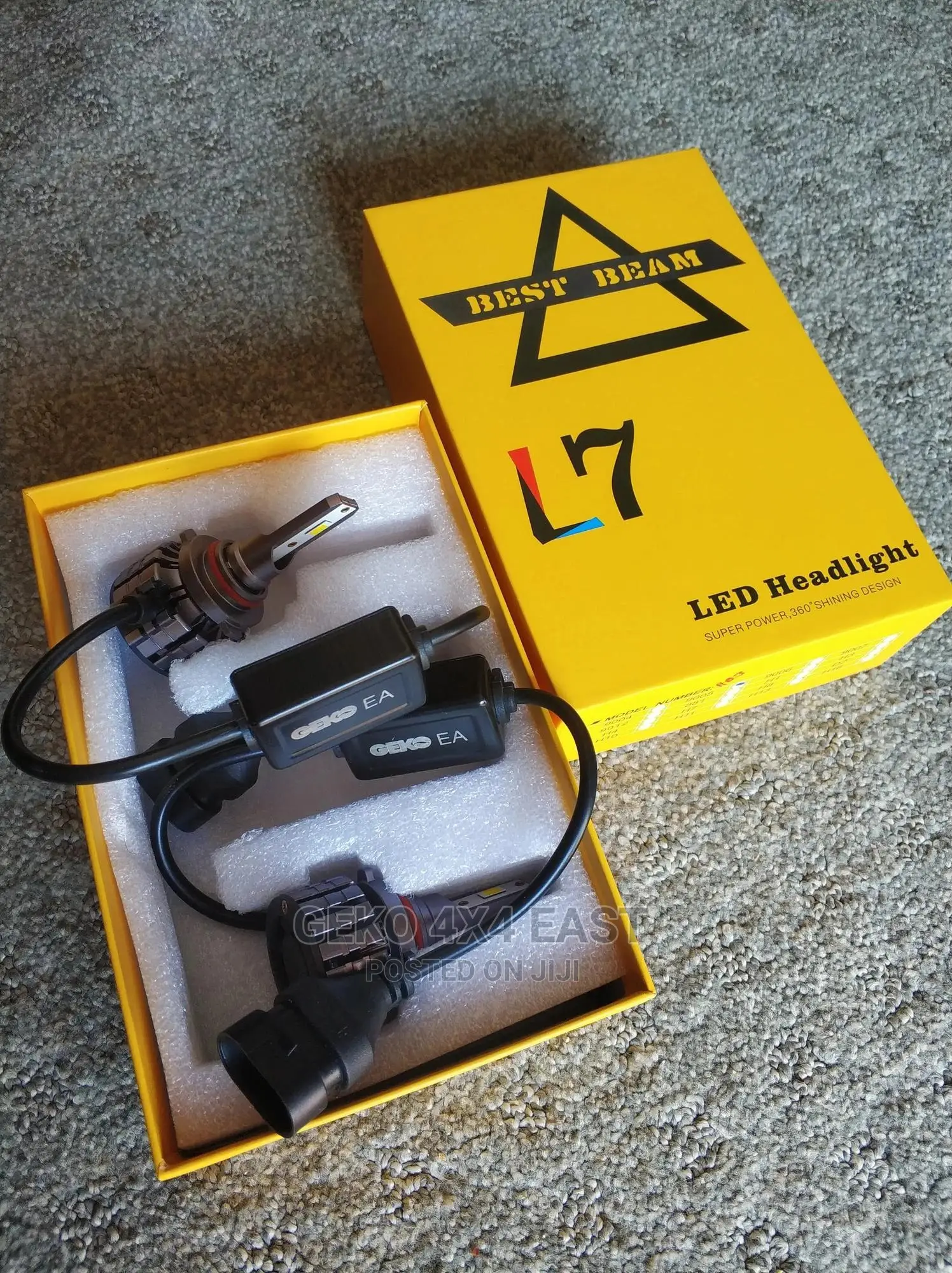 Geko Ea V20 Series Tri Color Fan Cooled Headlight Bulbs