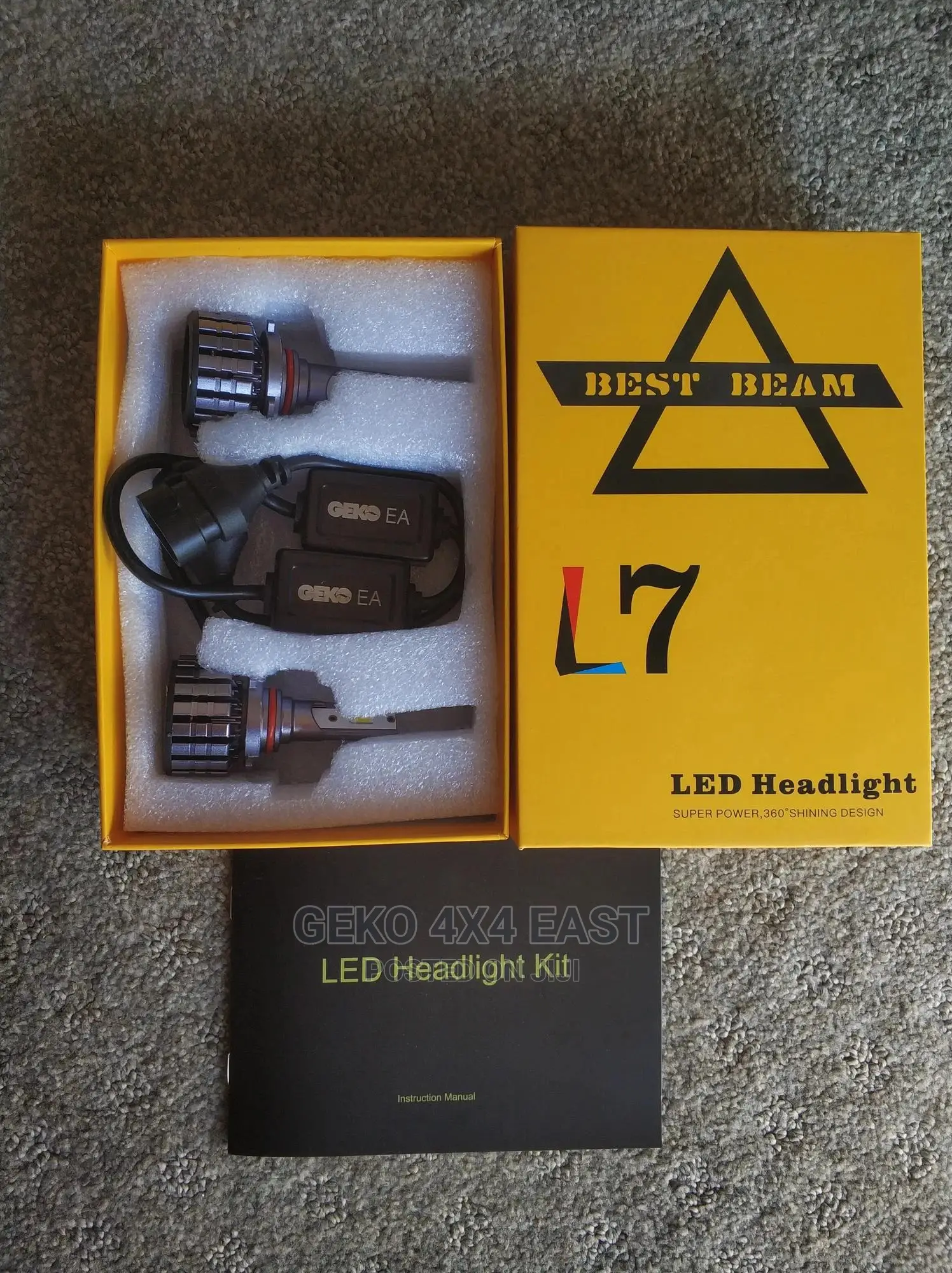 Geko Ea V20 Series Tri Color Fan Cooled Headlight Bulbs