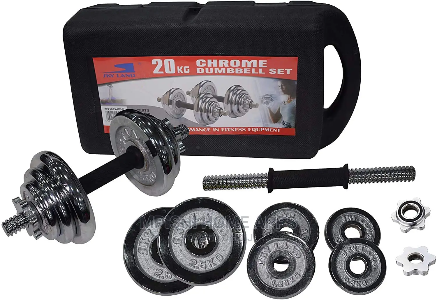 20kg Chrome Dumbbells