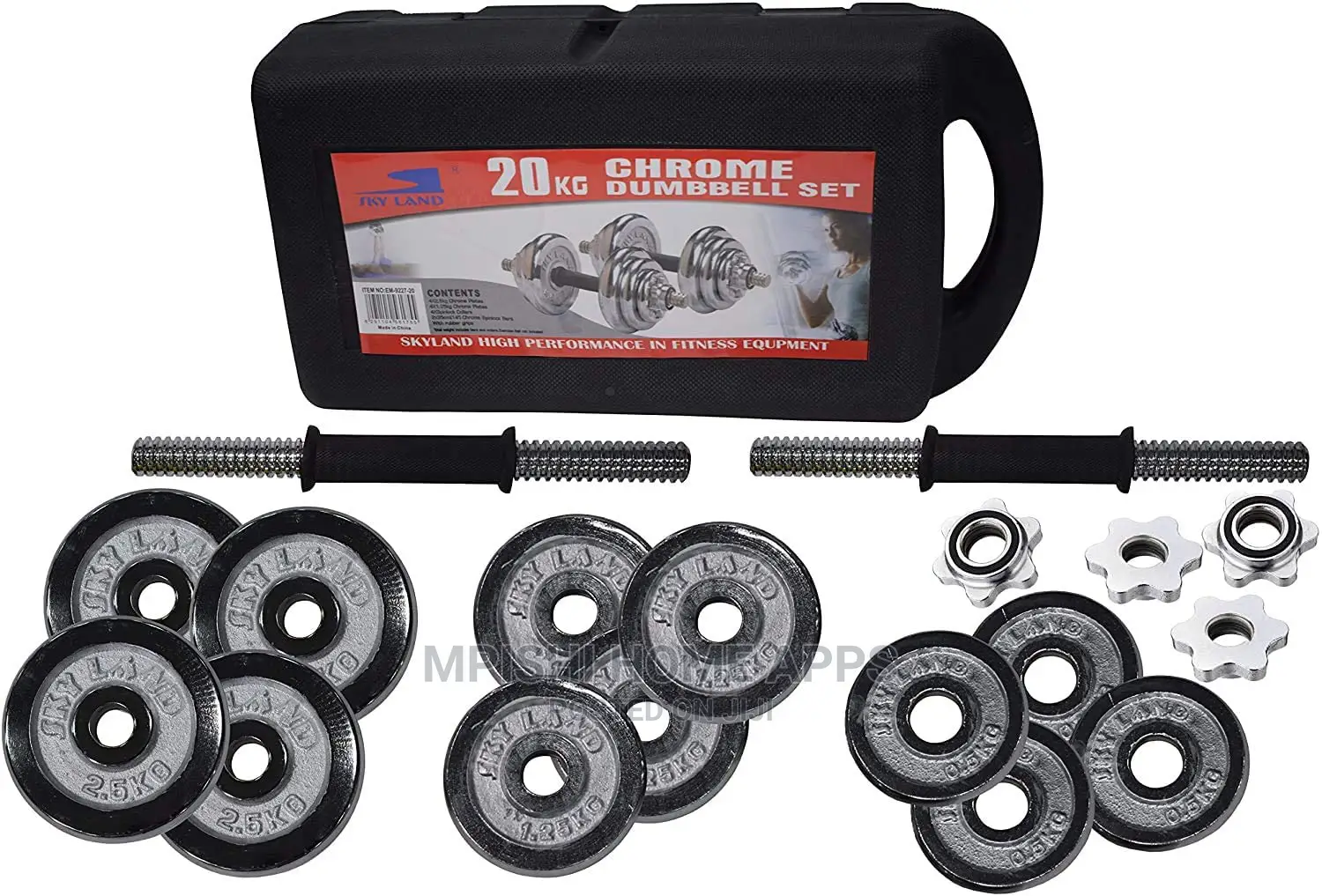 20kg Chrome Dumbbells